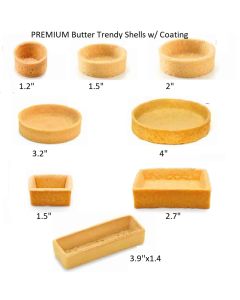 Premium Fillable Pastry Shells Butter- Sweet