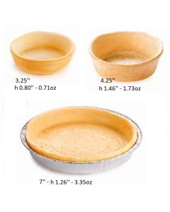 Quiche Shell  Round  Straight Sided Puff  Pastry