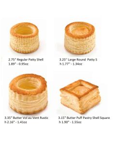 Vol au Vent and Puff Pastry Shells