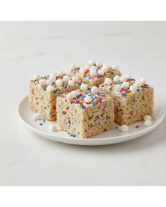 BIRTHDAY CAKE RICE KRISPIE 2" X 2" X 1.25"