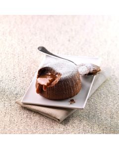 Chocolate Salted Caramel Souffle