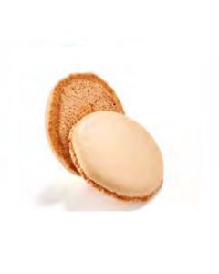 2.7" Large neutral  macaron shell