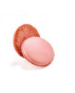 2.7" Large raspberry  macaron shell