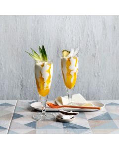 Pina Colada Gelato Flute