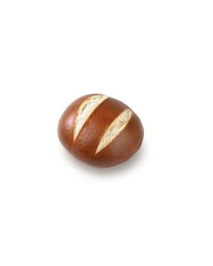 Pretzel Burger Bun 4" - Sliced