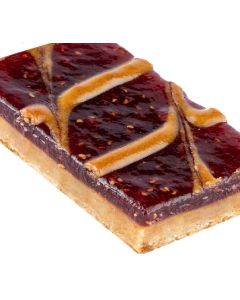 Raspberry Linzer Bars