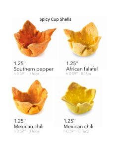 Assortment  96 Fillable Spicy cups